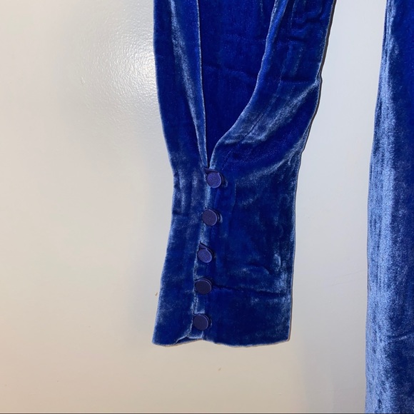 NEW Cinq a Sept “Kiley” velvet gown size 2 - Picture 6 of 7